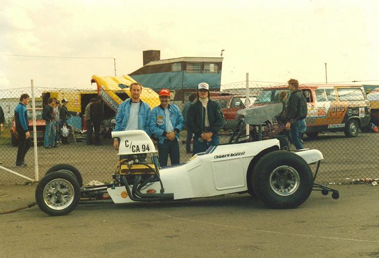 Sepember 1985 World Finals Santa Pod England, Tony ran a 8.67 at 151mph on this weekend making it the fastest car in Germany at that time.